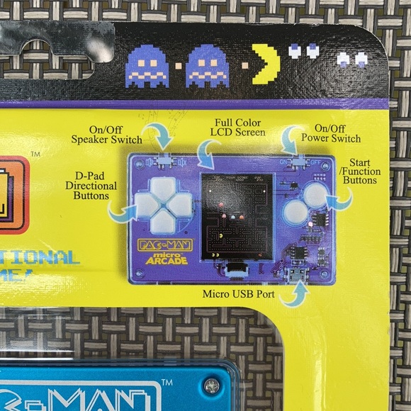 ⚜️Micro Arcade PAC-Man Pocket Size Arcade Game!NWT - Picture 4 of 6